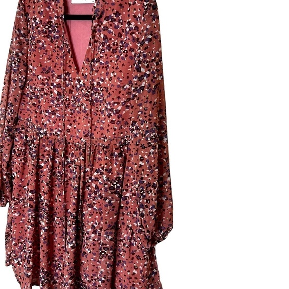 Rino & Pelle Aldona Dress- Long Sleeve Pink Dress- Size 36 - Picture 11 of 15